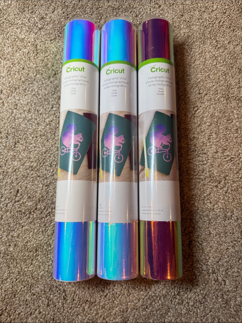 Cricut Holographic Vinyl Rolls